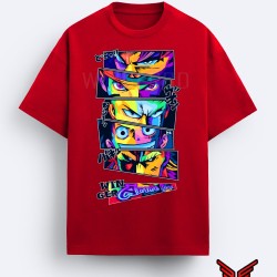 Anime Heros Drop Shoulder T-Shirt  