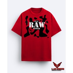 Black  Camo Raw Drop Shoulder T-Shirt