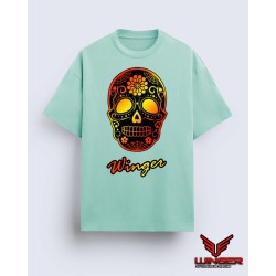 Skulled Winger Drop Shoulder T-Shirt  